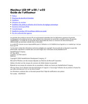 HP w22 Guide De L'utilisateur