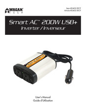 Wagan Smart AC 200W USB+ Guide D'utilisation