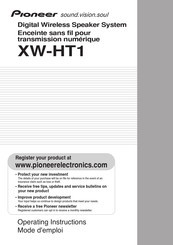 Pioneer XW-HT1 Mode D'emploi
