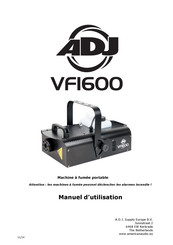 ADJ VF1600 Manuel D'utilisation