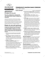 sunjoe iON16LM Manuel D'utilisation