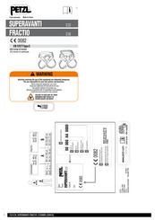 Petzl SUPERAVANTI Mode D'emploi