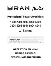RAM Audio S 6000 Notice D'emploi