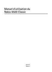Nokia 6500 Classic Manuel D'utilisation