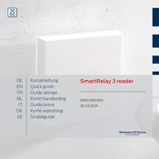 Simons Voss Technologies SmartRelay 3 reader Guide Abrégé