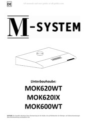 M-system MOK620WT Mode D'emploi