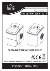 HOMCOM 800-063V70 Manuel D'instructions