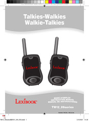 LEXIBOOK TW12 Série Mode D'emploi