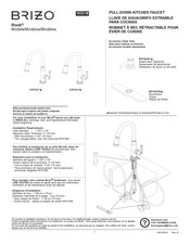 Brizo ROOK 63074LF Serie Manuel D'installation