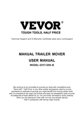 Vevor QYC1200-B Mode D'emploi