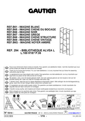 Gautier IMAGINE B69 294 Instructions D'assemblage