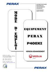 perax P400XI Mode D'emploi