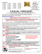 OW Lee CASUAL FIRESIDE 5110-42SQC Manuel D'installation