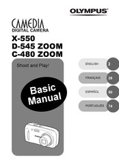 Olympus CAMEDIA X-550 Manuel D'instructions