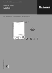 Buderus MX400 Notice D'installation