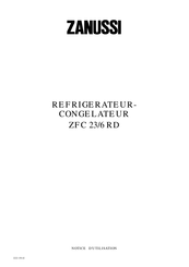 Zanussi ZFC 23/6 RD Notice D'utilisation