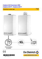 De Dietrich Citadine 2.24 FF GN Notice Installation