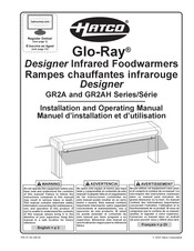 Hatco Glo-Ray GR2AH Séries Manuel D'installation Et D'utilisation