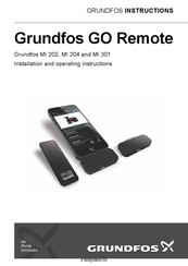 Grundfos MI 301 Instructions D'installation Et D'utilisation