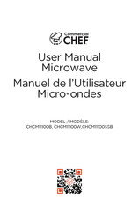 Commercial CHEF CHCM11100B Manuel De L'utilisateur