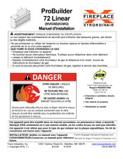 Fireplace Xtrordinair ProBuilder GSB2 72 Manuel D'installation