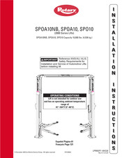Rotary SPO10 Mode D'emploi