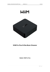 WiiM Pro Plus Manuel Utilisateur