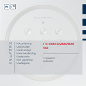 Simons Voss Technologies PIN code keyboard online Guide Abrégé