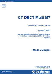 CeoTronics CT-DECT Multi M7 Mode D'emploi