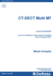 CeoTronics CT-DECT Multi M7 Mode D'emploi