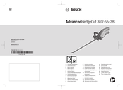 Bosch AdvancedHedgeCut 36V-65-28 Notice Originale