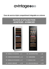Avintage AVI97X3ZI Notice D'utilisation