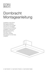 Dornbracht 41 507 979-FF Instructions De Montage