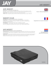 Sunrise Medical JAY AIR INSERT Manuel D'utilisation