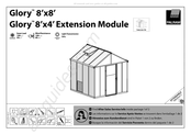 Palram Glory 8x4 Extension Module Instructions De Montage