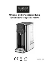 CASO DESIGN HW 660 Mode D'emploi