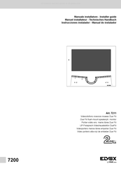 Vimar ELVOX 7211 Manuel Installateur