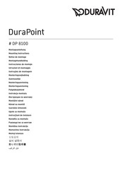 Duravit DuraPoint DP 8100 Notice De Montage