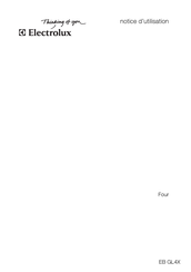 Electrolux EBGL4X Notice D'utilisation