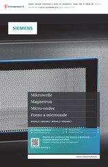 Siemens BF634LG1 Série Mode D'emploi