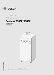 Bosch Olio Condens 3000 F Notice D'installation Et D'entretien