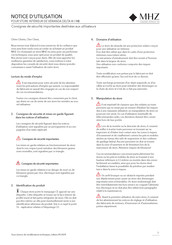 Mhz DELTA H Notice D'utilisation