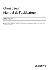 Samsung AR70F CA Serie Manuel De L'utilisateur