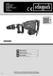 Scheppach AB2000 Traduction Des Instructions D'origine