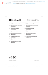 EINHELL TC-AC 190/6/8 OF Set Instructions D'origine