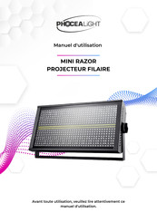 PHOCEA LIGHT MINI RAZOR Manuel D'utilisation