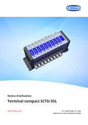 schmalz SCTSi IOL Notice D'utilisation