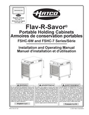 Hatco FSHC-7-2 Manuel D'installation Et D'utilisation