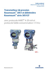 Emerson Rosemount 3051 Serie Guide Condensé