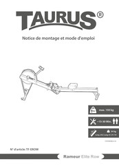Taurus TF-EROW Notice De Montage Et Mode D'emploi